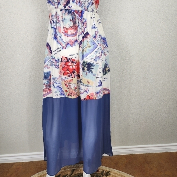 Peter Som for DesigNation Postcard Maxi Dress Size Small - Picture 8 of 12